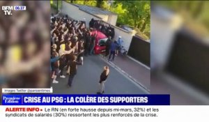 La grogne des supporters du PSG devant le domicile de Neymar et le siège du club