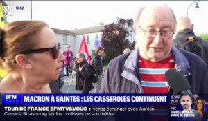 Emmanuel Macron en Charente-Maritime: "On manifeste pour tout son comportement antisocial"