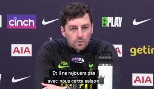 Tottenham - Mason : "Lloris ne rejouera pas avec nous cette saison"
