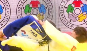Mondiaux de judo : la Française Shirine Boukli en argent en -48 kg