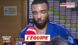 Bouba : «Ça s'est joué sur des détails» - Judo - Mondiaux (H)