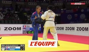 Le replay du combat de Clarisse Agbégnénou du 1er tour des - 63kg F - Judo - Mondiaux
