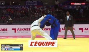 Le replay du combat d'Alexis Mathieu du 1er tour des - 90kg H - Judo - Mondiaux