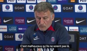 PSG - Galtier sur la décision du CUP : "C'est malheureux qu'ils ne soient pas là"