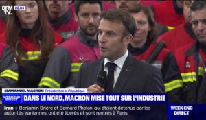 Dans le Nord, Emmanuel Macron mise tout sur l'industrie