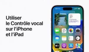 iPhone, iPad, iPod touch - Utiliser le Contrôle vocal