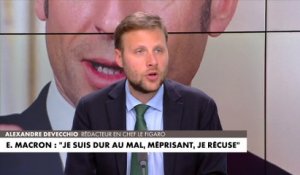 Alexandre Devecchio sur Emmanuel Macron : «Il communique beaucoup, c'est une marque d'impuissance»