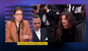 Johnny Depp à Cannes : "Les Français considèrent qu'on ne peut plus aduler quelqu'un qui a frappé ou tué", se réjouit la députée Renaissance Aurore Bergé