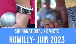 Rumilly - Juin 2023 : Supranational doublette mixte à pétanque