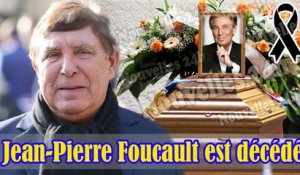 Triste nouvelle : Jean-Pierre Foucault est parti à jamais : après un AVC cet après-midi.