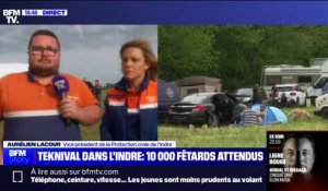 Teknival: "Il y a déjà énormément de produits stupéfiants et d'alcool" constate Aurélien Lacour (protection civile de l'Indre)