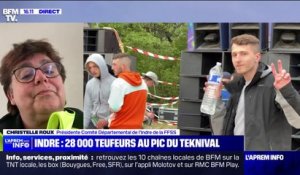 Teknival: "Les gens se dispersent dans le calme", affirme Christelle Roux (Fédération française de sauvetage et de secourisme)