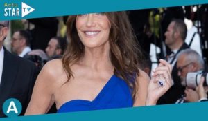 Carla Bruni-Sarkozy, son corps de déesse moulé dans une robe bleu roi à Cannes