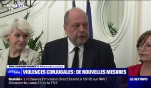 Éric Dupond-Moretti annonce la "création d'un pôle 'violences intrafamiliales' dans tous les tribunaux de France"