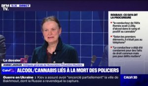 Mort de trois policiers: "Il y a deux morts par jour avec des auteurs qui sont sous stupéfiants" indique Anne Lavaud (Association Prévention Routière)