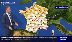 Ce mardi, le ciel restera variable dans le nord-ouest du pays et des orages sont attendus dans le sud de la France