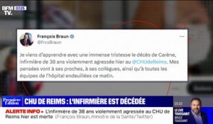 L'infirmière de 38 ans agressée à l'arme blanche au CHU de Reims hier est morte