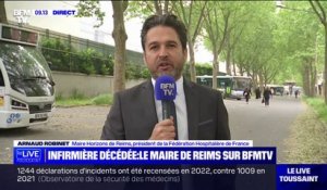 Infirmière décédée au CHU de Reims: "J'ai une pensée pour l'ensemble de la communauté hospitalière", déclare Arnaud Robinet, le maire de Reims