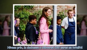 Kate Middleton chic en robe rose bonbon et espadrilles, découvrez le prix de sa tenue pour son pique (2)