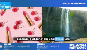 "Lèvres Cherry Cola : La nouvelle tendance beauté qui fait sensation sur TikTok avec 67 millions de vues !"