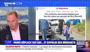 Pour héberger en Bretagne les sans-abris de Paris à l'approche des Jeux olympiques, des familles de migrants sont délogées d'un hôtel