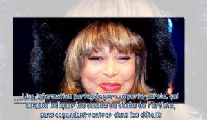 Mort de Tina Turner  la cause de son décès déjà révélée