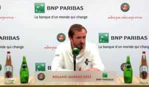 Roland-Garros 2023 - Daniil Medvedev : "C'est la première que j'arrive à Roland-Garros en ayant gagné juste avant"