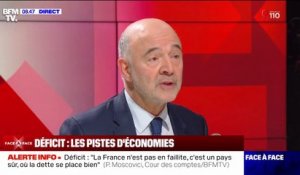 Croissance: Pierre Moscovici estime que le gouvernement "était trop optimiste"