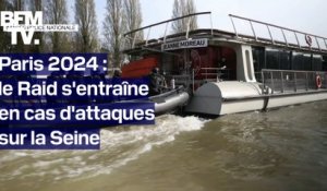 Paris 2024: le Raid s’entraîne à plusieurs scénarios d’attaques sur la Seine en prévision des JO