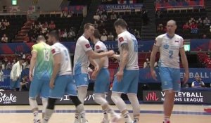 Le replay du 2e set de  France - Slovénie - Volley - Ligue des nations