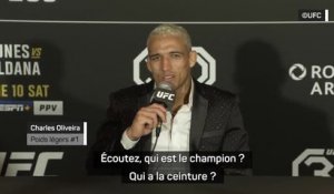 UFC 289 - Oliveira : "Makhachev a la ceinture, et je veux être le champion"