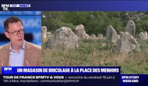 Menhirs détruits à Carnac: "C'est un site archéologique qui a été détruit, qui est important", affirme Julien Lacase, président de l'association Sites et monuments