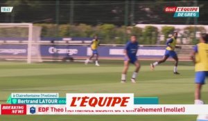 Theo Hernandez n'a pas participé à l'entraînement ce lundi - Foot - Bleus