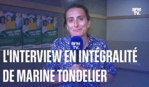 L'interview en intégralité de Marine Tondelier