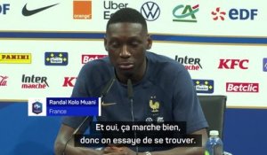 Qualifs. Euro 2024 : Bleus - Kolo Muani : "Avec Mbappé, ça marche bien"