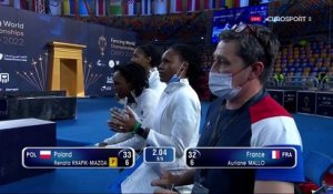 Elles y ont cru avant de déchanter : les Bleues battues pour le bronze à l'épée par équipe