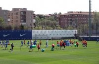 Le drôle d'exercice du Barça à l'entraînement
