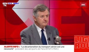 Augustin de Romanet, PDG d'Aéroports de Paris: "Nous avons les moyens de faire face aux flux" lors des Jeux olympiques 2024