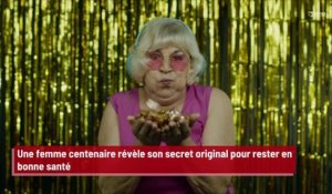 Une femme centenaire révèle son secret original pour rester en bonne santé !