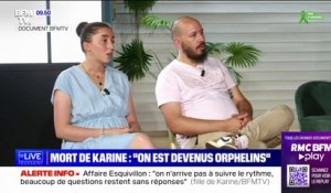 "On est devenus orphelins": les deux enfants aînés de Karine Esquivillon témoignent sur BFMTV