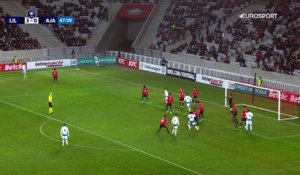 Dugimont permet à Auxerre de garder espoir contre Lille : son but en vidéo