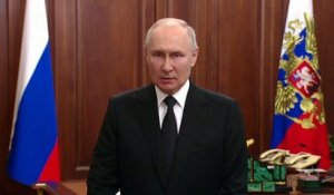 Rébellion de Wagner: Poutine dénonce un « coup de poignard dans le dos »