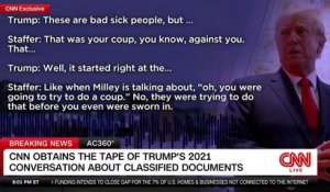 Etats-Unis: La chaîne CNN dévoile un enregistrement accablant pour l'ex-président Donald Trump, qui se vante d'avoir des documents confidentiels chez lui - Regardez