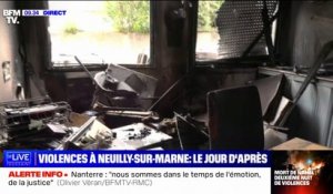 "C'est la désolation, tout est détruit": les images à l'intérieur du commissariat incendié à Neuilly-sur-Marne