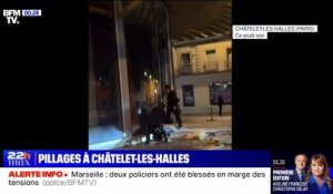 Violences urbaines: des pillages dans une boutique de Châtelet-Les Halles à Paris