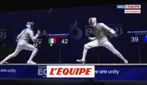 Les fleurettistes français battus en finale par l'Italie - Escrime - Jeux européens