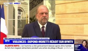Éric Dupond-Moretti: "La mort de Nahel ne peut pas servir de prétexte aux exactions"