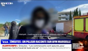 "Vous voulez tuer des enfants, on pille nous derrière": un pilleur explique son action sur BFM Marseille