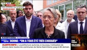 "Ces actes sont inacceptables": Élisabeth Borne s'exprime depuis L'Haÿ-les-Roses, où le domicile du maire a été attaqué