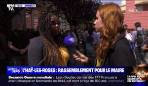 Rassemblement en soutien au maire de L'Haÿ-Les-Roses: "Je trouvais que c'était important de soutenir le maire, on est tous concernés", affirme une participante